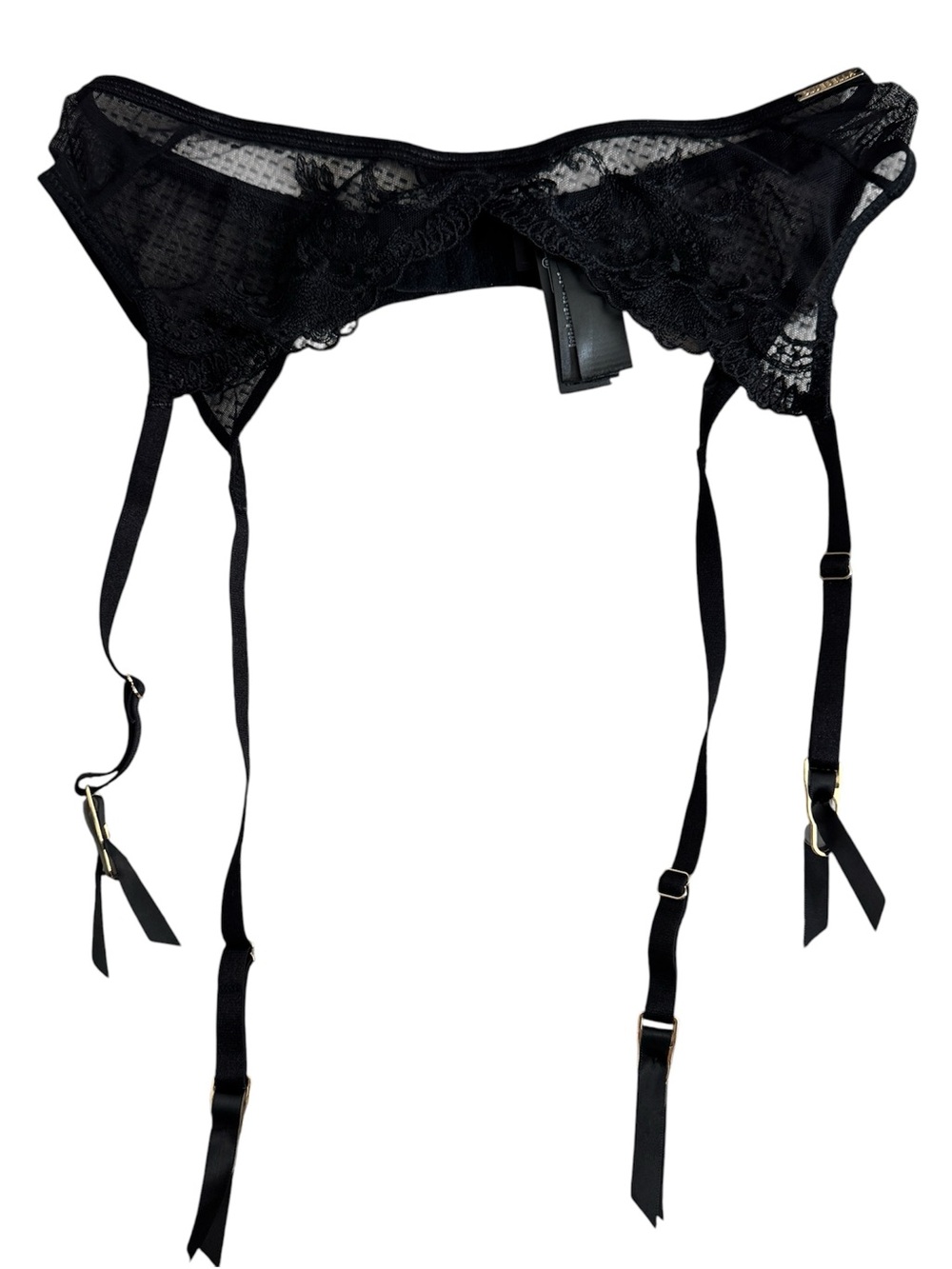 Bluebella Black Lace Garter Belt Sz 8/M